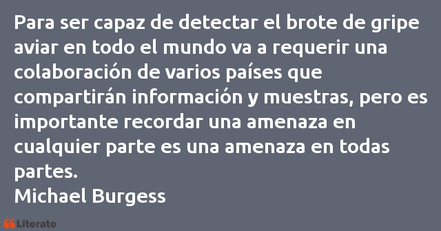 Frases de Michael Burgess