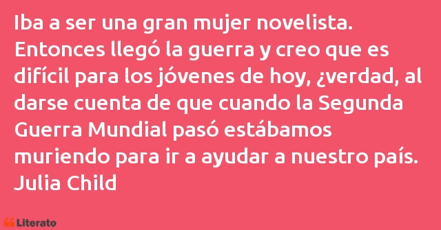 Frases de Julia Child