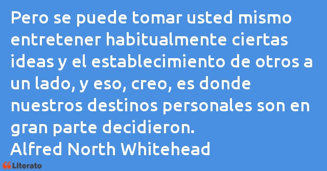 Frases de Alfred North Whitehead