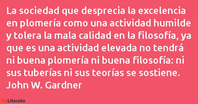 Frases de John W. Gardner