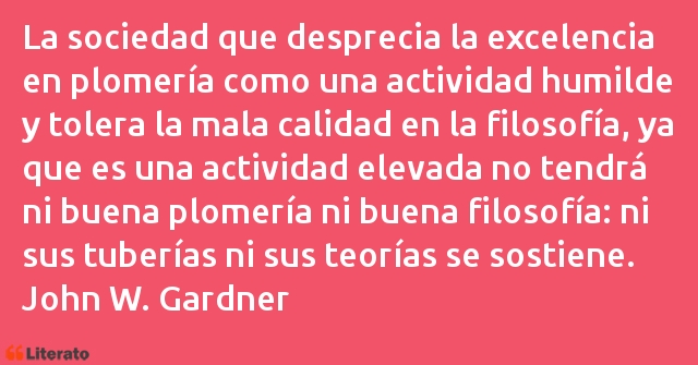 Frases de John W. Gardner