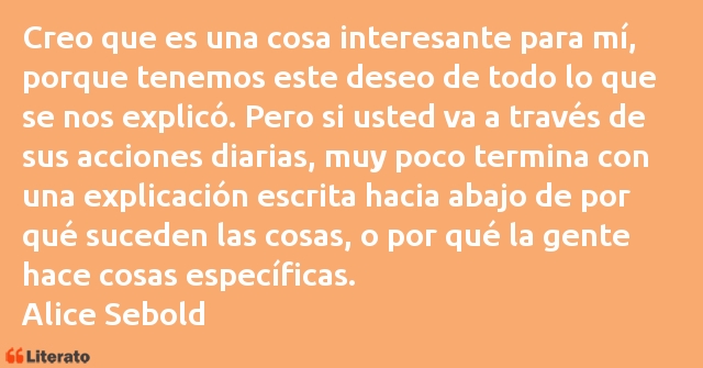 Frases de Alice Sebold