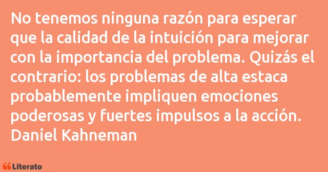 Frases de Daniel Kahneman