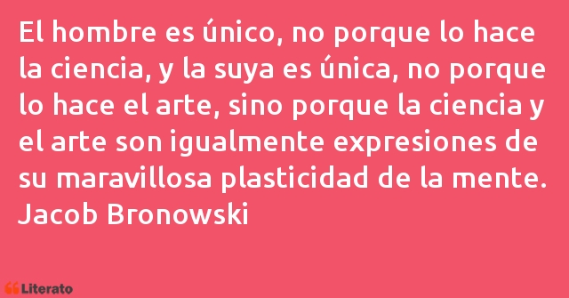 Frases de Jacob Bronowski