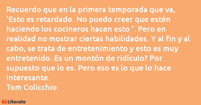 Frases de Tom Colicchio