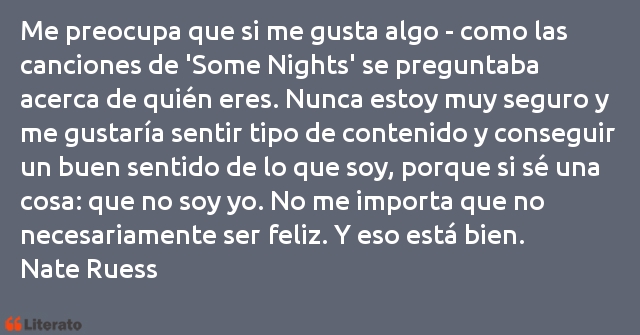 Frases de Nate Ruess