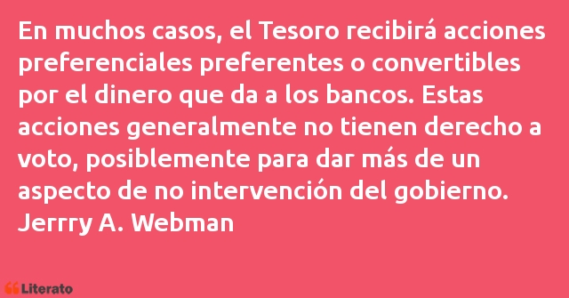 Frases de Jerrry A. Webman