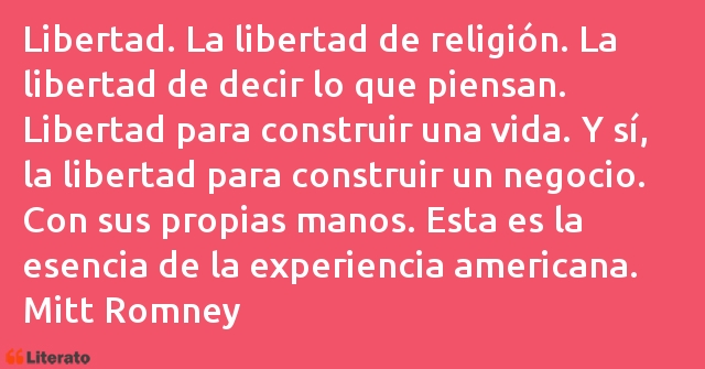 Frases de Mitt Romney