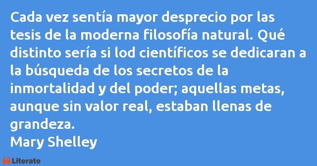 Frases de Mary Shelley