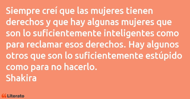 Frases de Shakira