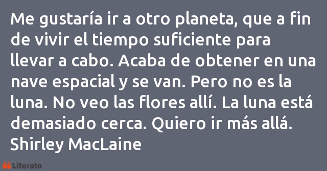 Frases de Shirley MacLaine