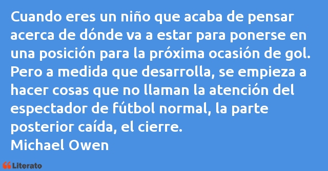 Frases de Michael Owen