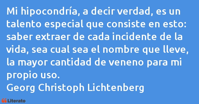 Frases de Georg Christoph Lichtenberg