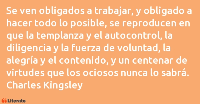 Frases de Charles Kingsley