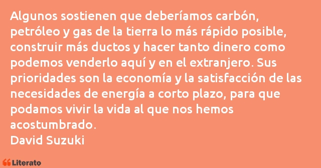 Frases de David Suzuki