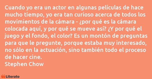 Frases de Stephen Chow