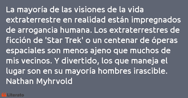 Frases de Nathan Myhrvold