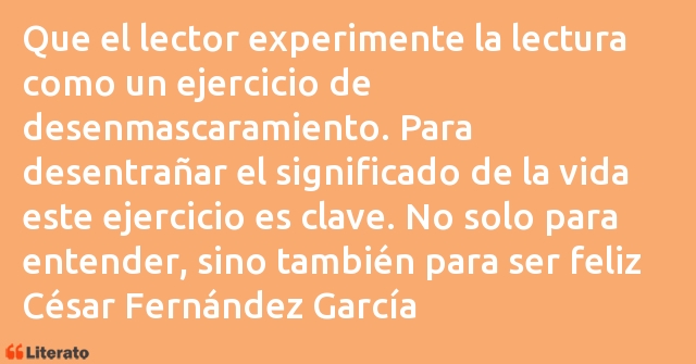 Frases de César Fernández García