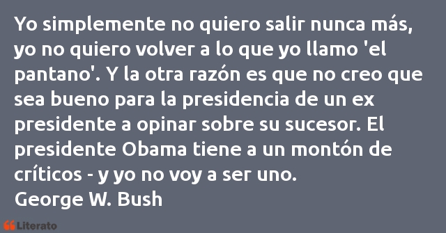 Frases de George W. Bush