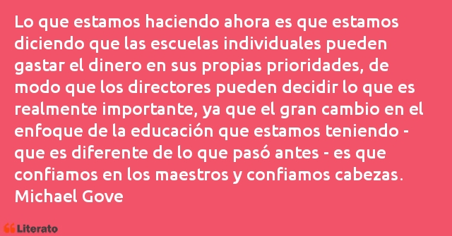 Frases de Michael Gove