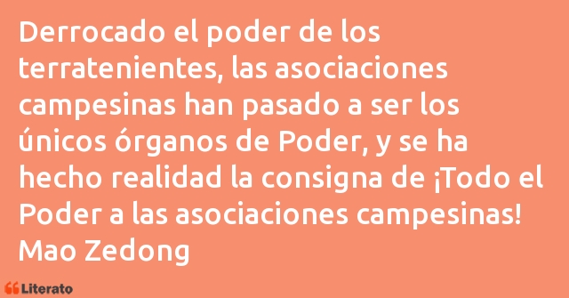 Frases de Mao Zedong