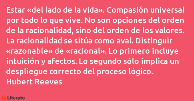 Frases de Hubert Reeves