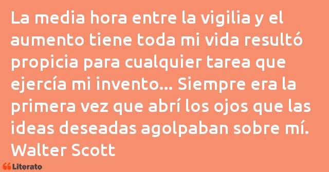 Frases de Walter Scott