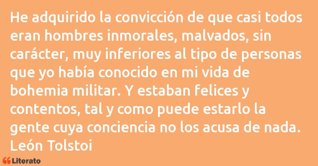 Frases de León Tolstoi