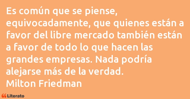 Frases de Milton Friedman