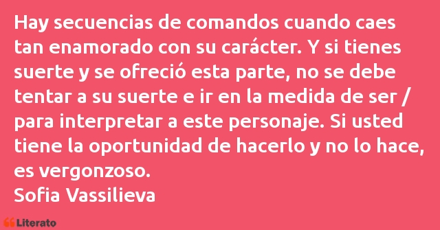 Frases de Sofia Vassilieva