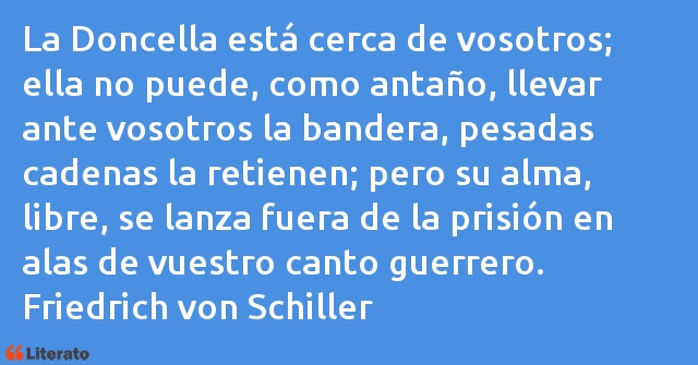 Frases de Friedrich Schiller
