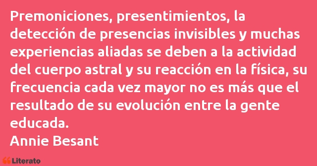 Frases de Annie Besant