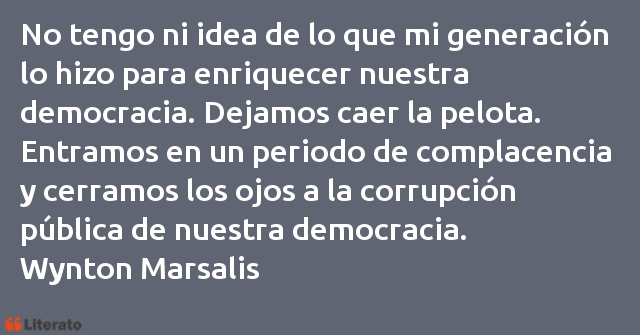 Frases de Wynton Marsalis