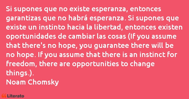 Frases de Noam Chomsky