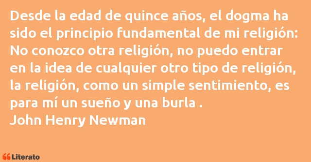 Frases de John Henry Newman