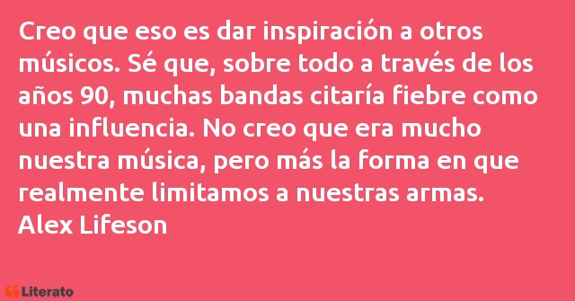 Frases de Alex Lifeson