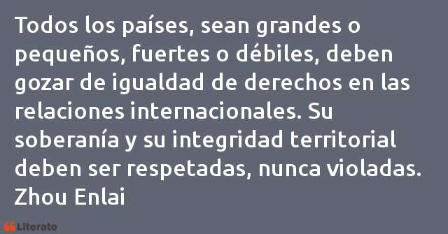 Frases de Zhou Enlai