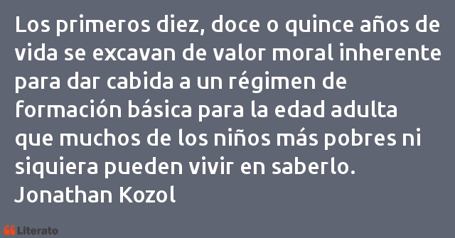 Frases de Jonathan Kozol