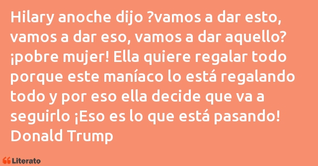 Frases de Donald Trump