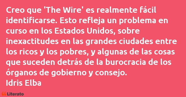 Frases de Idris Elba