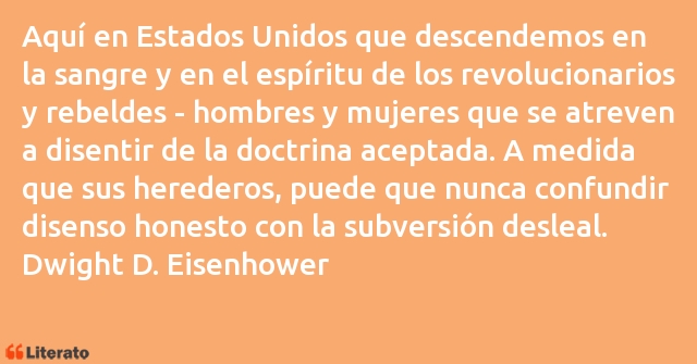 Frases de Dwight D. Eisenhower