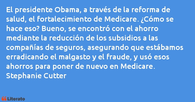 Frases de Stephanie Cutter