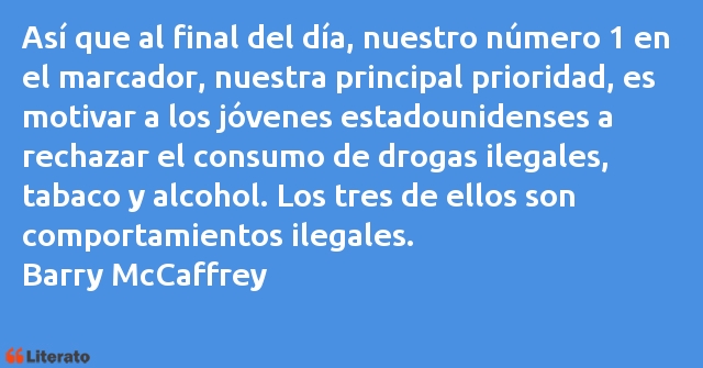 Frases de Barry McCaffrey