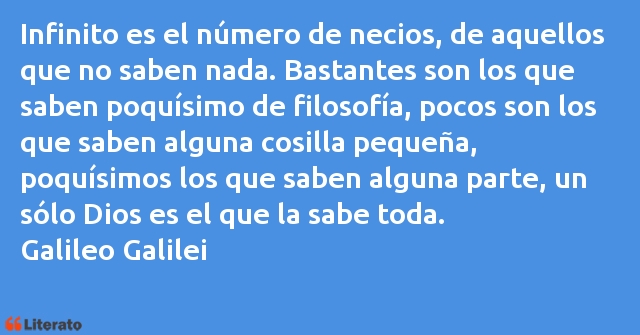 Frases de Galileo Galilei