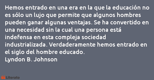 Frases de Lyndon B. Johnson