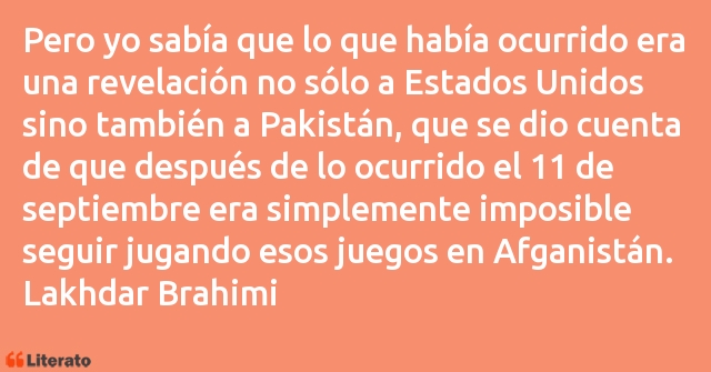 Frases de Lakhdar Brahimi