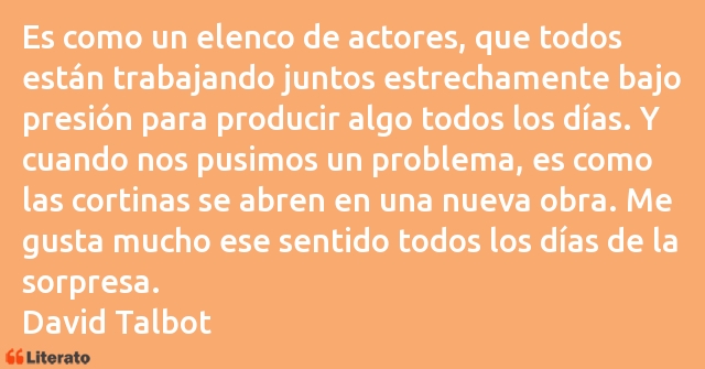 Frases de David Talbot