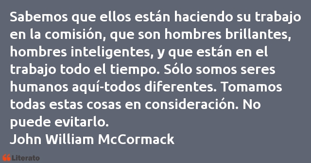 Frases de John William McCormack