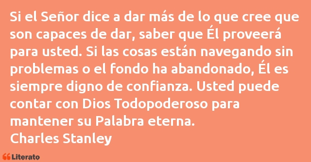 Frases de Charles Stanley