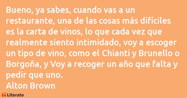 Frases de Alton Brown